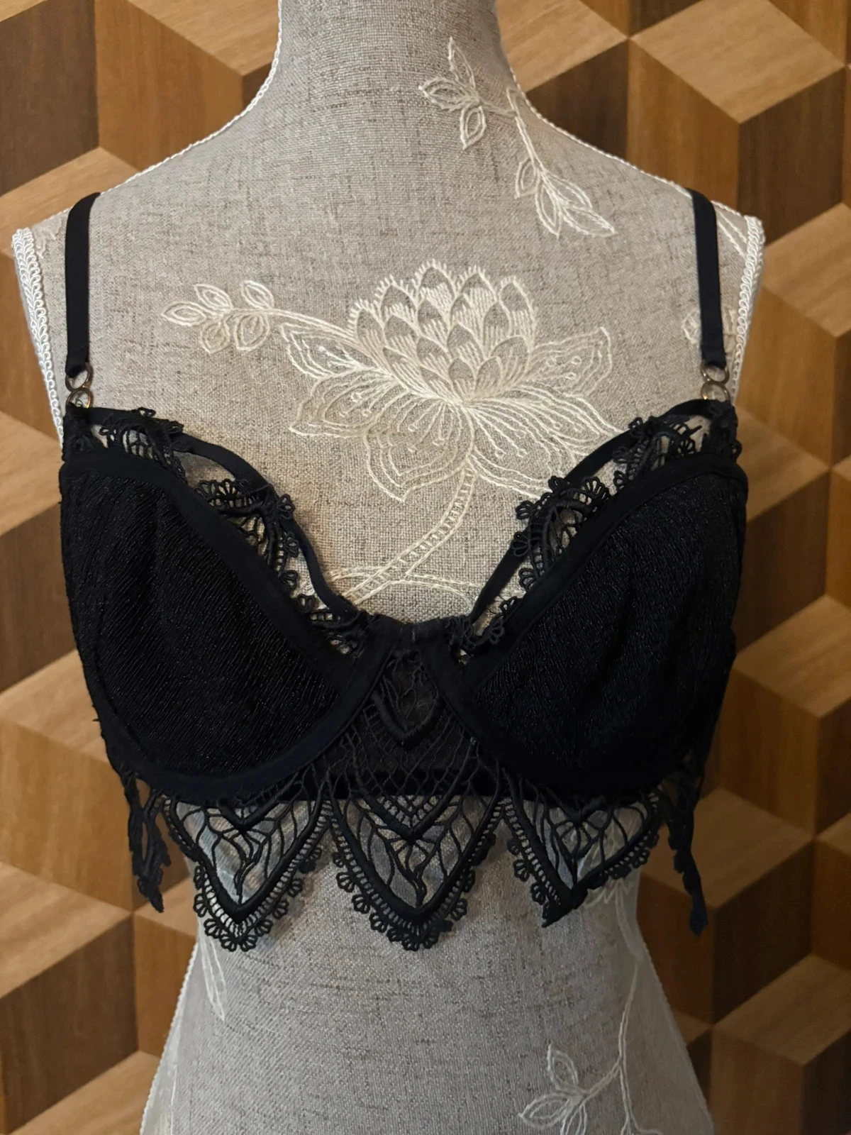 Soutien-gorge noir avec dentelle